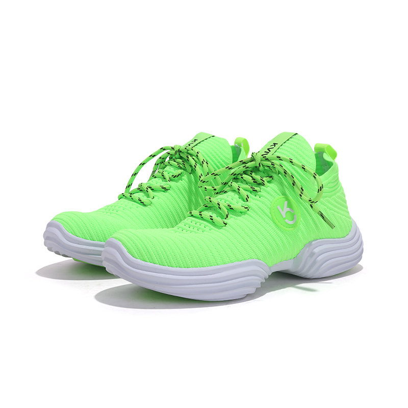 KVIV Cushioning Slip Resistant Abrasion Resistant Breathable Lightweight Low top Running Shoes Unisex Green