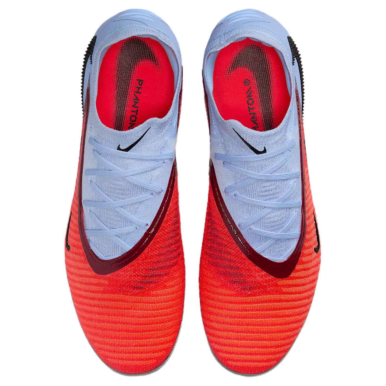 Nike Phantom 6 AG Artificial Ground Synthetic Leather Soccer Shoes Unisex Blue Red