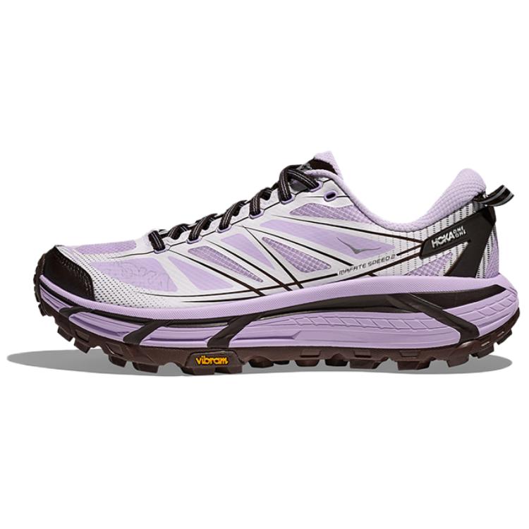 Кроссовки HOKA ONE ONE Mafate Speed 2 (фиолетово-белые)