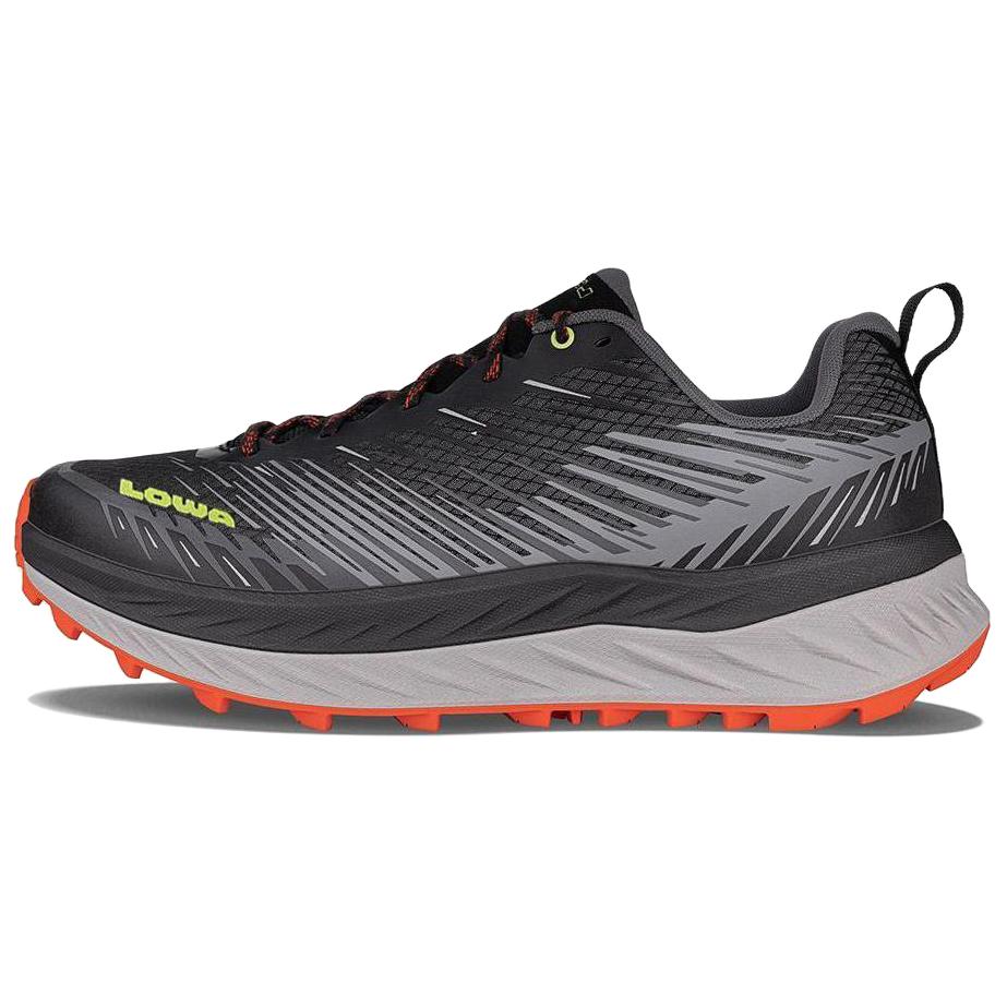 Lowa Slip Resistant, Abrasion Resistant, Breathable Low top Running Shoes Men’s Gray Red