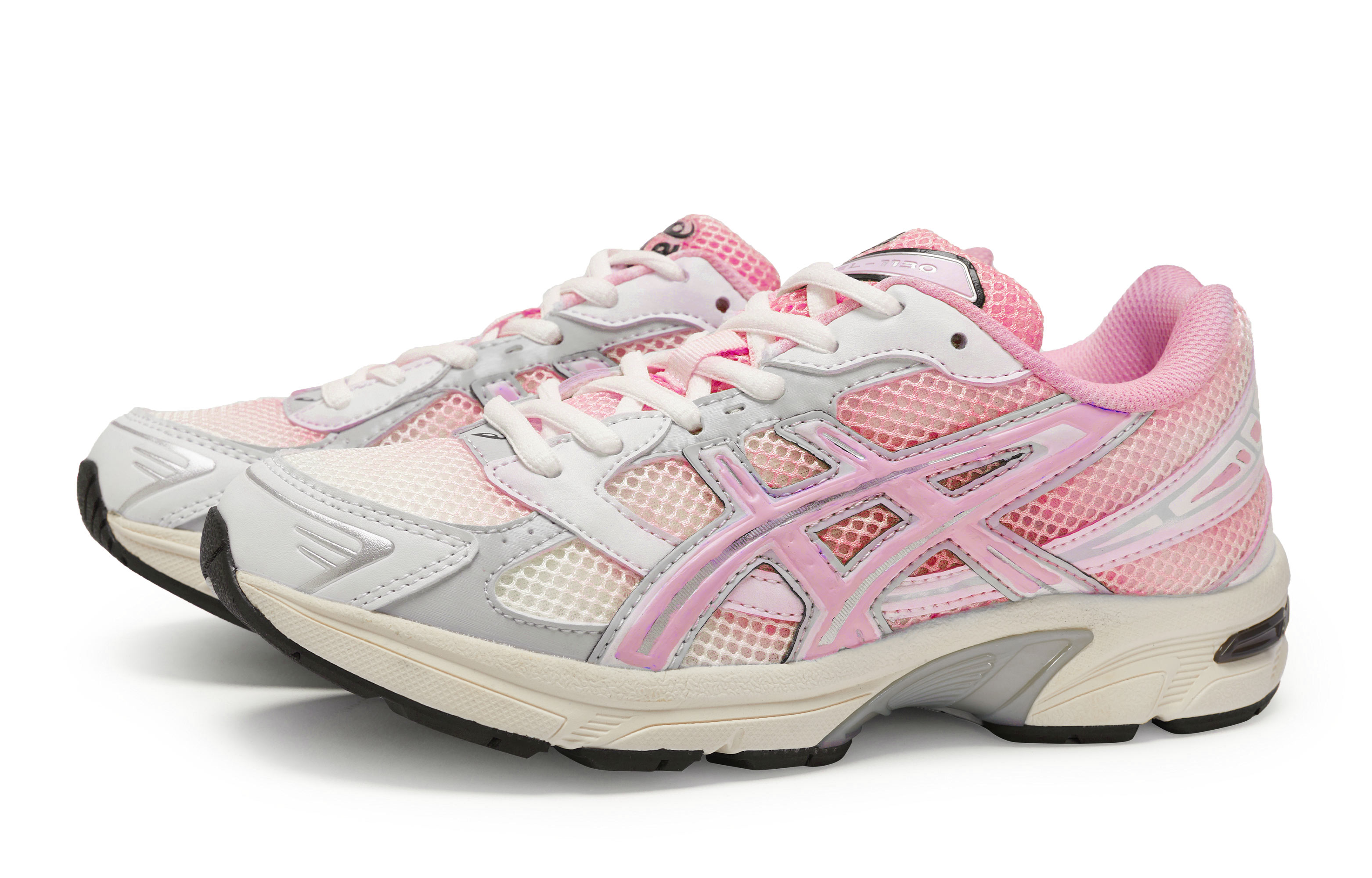 Asics Gel 1130 Cushioning Abrasion Resistant Low top Running Shoes Unisex Pink Gray