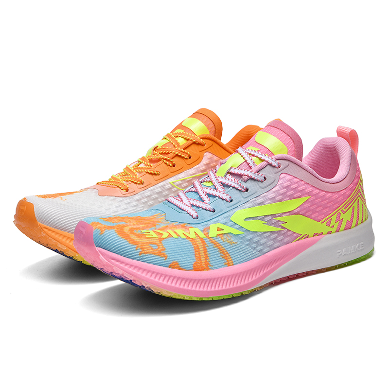 PANKE Slip Resistant, Abrasion Resistant, Breathable Low top Supercritical Midsole+CPU Base Plate Running Shoes Unisex