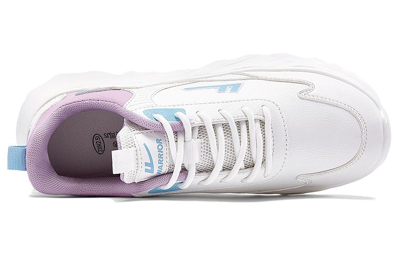 Warrior Slip Resistant Abrasion Resistant Slip Resistant Abrasion Resistant Low top Running Shoes Women’s White Purple