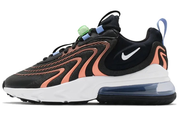 Nike Air Max 270 React Eng 'Black Orange' Women's