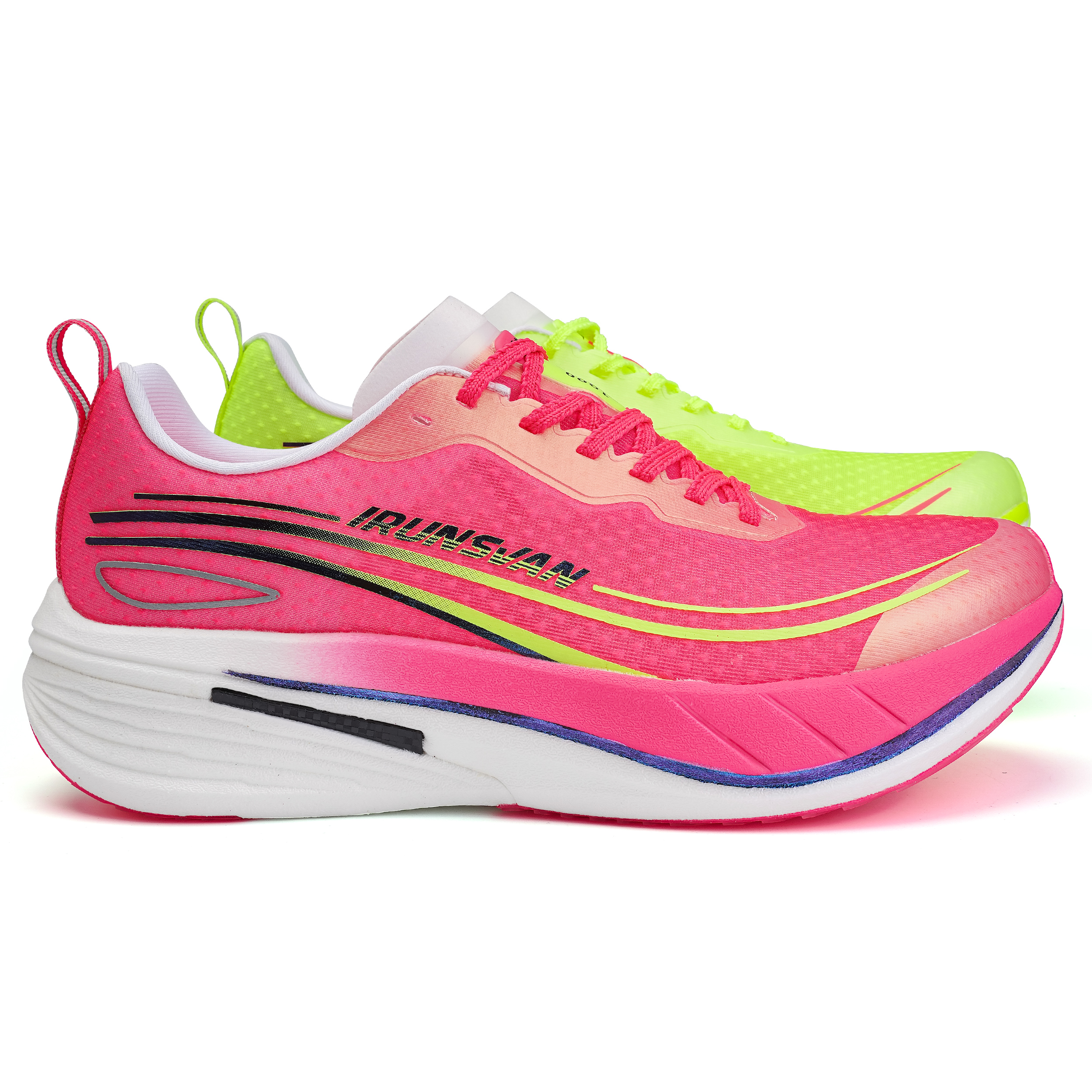 IRUNSVAN Low top Running Shoes Unisex Phantom Forest Flame
