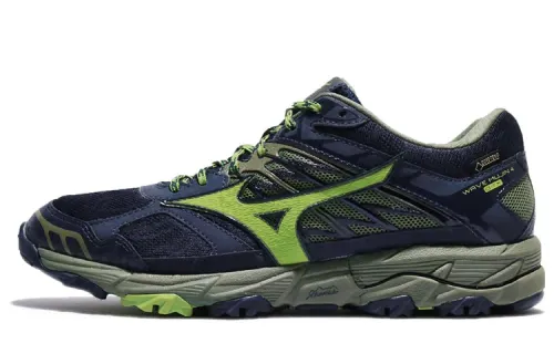 Mizuno Mujin 4 Running Shoes Men's Low Top Blue/Green