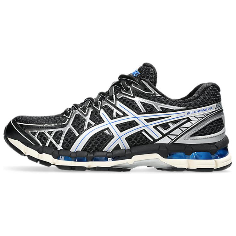Кроссовки ASICS Gel-Kayano20 (черно-серебристые)