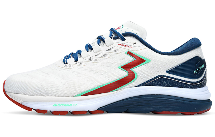 361° Cushioning, Wear Resistant Low top Running Shoes Men’s White Red