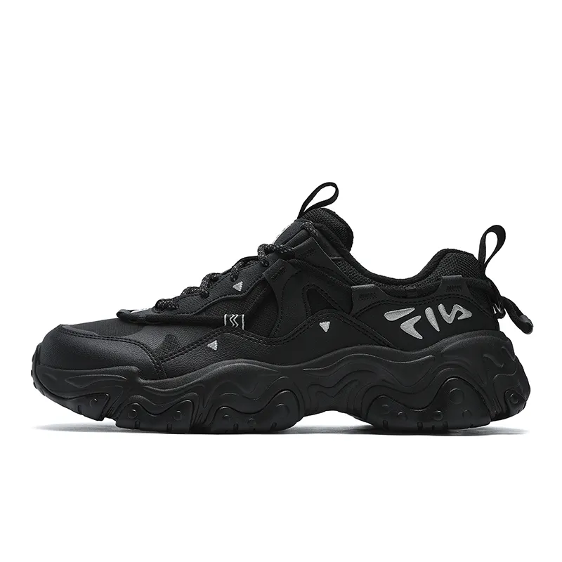 FILA Cat Paw 5 Height Increasing Low top Chunky Sneakers Men's Black