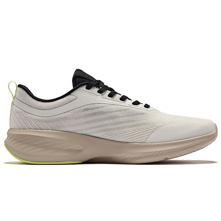 Erke Fabric Cushioning Breathable Low top City Commuting Running Shoes Men’s Wild Gray Wheat Seedling Green