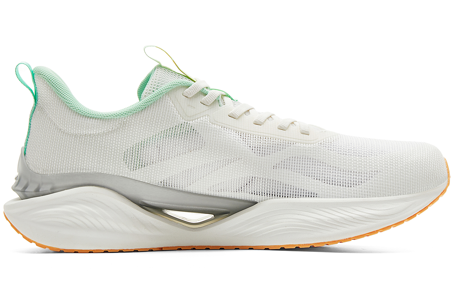 PEAK Lightweight Rebound Anti Rollover Low top Running Shoes Men’s Ivory Green
