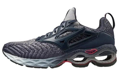 Mizuno Creation Running Shoes Men's Low Top Blue/Gray