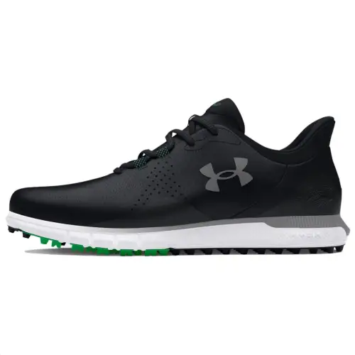 Under Armour Drive Fade Spikeless Comfortable Low top Golf Shoes Men's Black Wide Fit