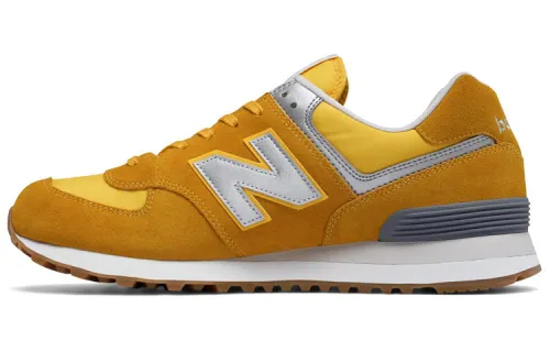 New Balance NB 574 Minimalist Style Low top Running Shoes Men's Ginger Yellow