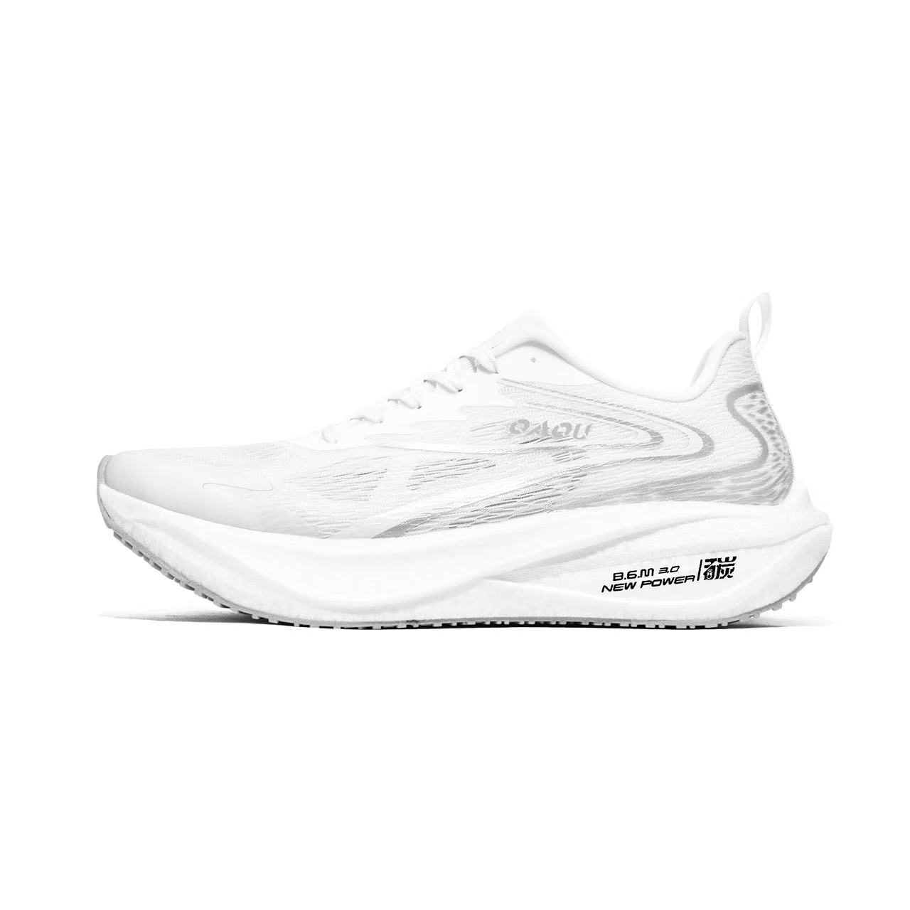 OAOU Low top Running Shoes Unisex Pearl White