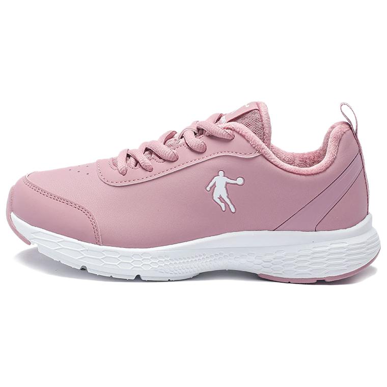 QIAODAN Slip Resistant Abrasion Resistant Low top Casual Running Shoes Women’s Light Purple Pink