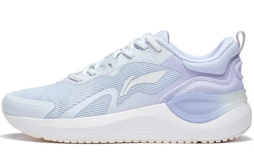 Li Ning EazGo Slip Resistant, Abrasion Resistant, Lightweight Low top Running Shoes Women's Blue