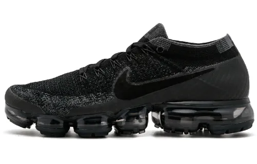 Nike VaporMax 2.0 Slip Resistant Lightweight Low top Running Shoes Men's Black Warrior