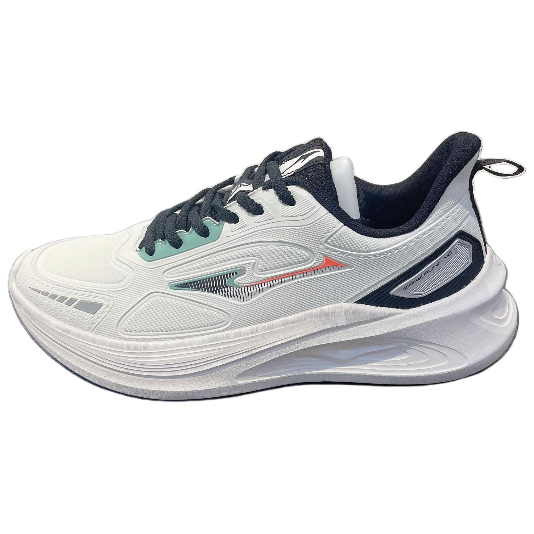 Erke Cushioning Abrasion Resistant Cushioning, Wear Resistant Low top Casual Running Shoes Men’s Wild Gray
