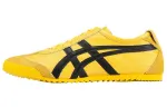 Onitsuka Tiger MEXICO 66 Deluxe Lightweight Low top Running Shoes Women's Bright Yellow Comfortable Vintage