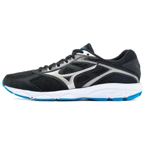Mizuno Spark 4 Mesh, Textile Cushioning Abrasion Resistant Breathable Low top Running Shoes Unisex Black Gray