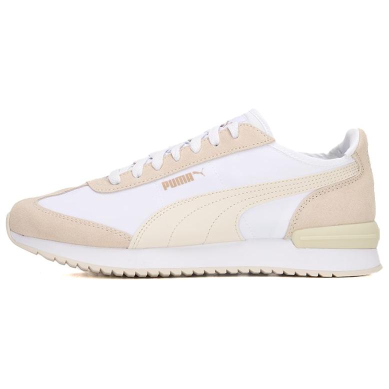 PUMA R78 Abrasion Resistant, Breathable, Lightweight Coverage Low top Casual City Commuting Running Shoes Unisex Ecru