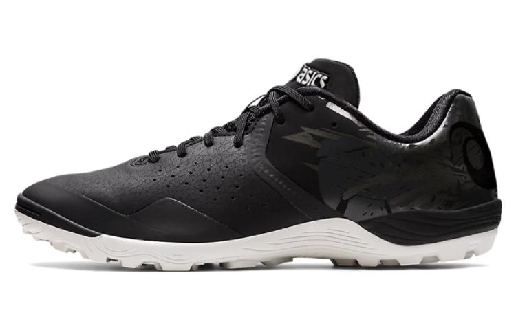 Asics Toque 7 Synthetic Leather Soccer Shoes Black