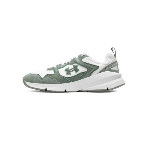 Under Armour Suede Low top Casual Shoes Unisex White Green