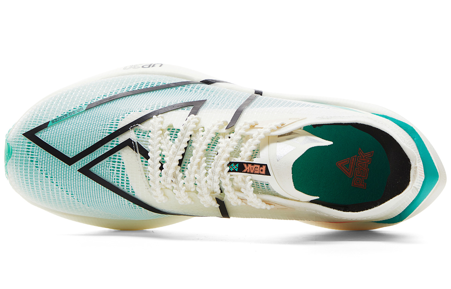 PEAK Taichi UP30 3.0ELITE Running Shoes Women’s Low Top Super Light White Green