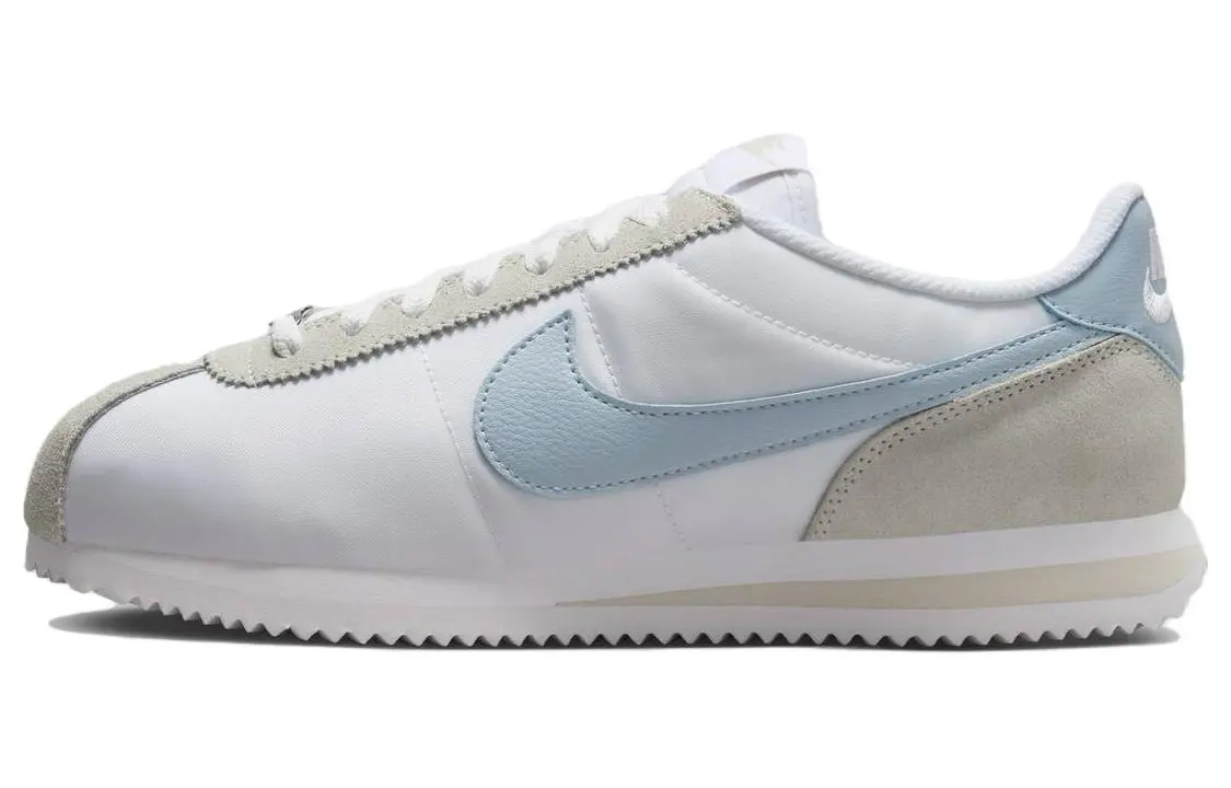Nike Cortez Textile White Light Orewood Brown Summit White Light Armory Blue Women's