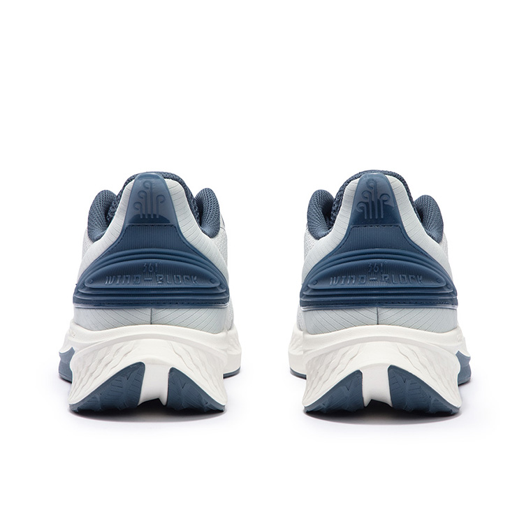 361° Sharp Brilliance Collection Slip Resistant Abrasion Resistant Low top Running Shoes Men’s Gray Blue