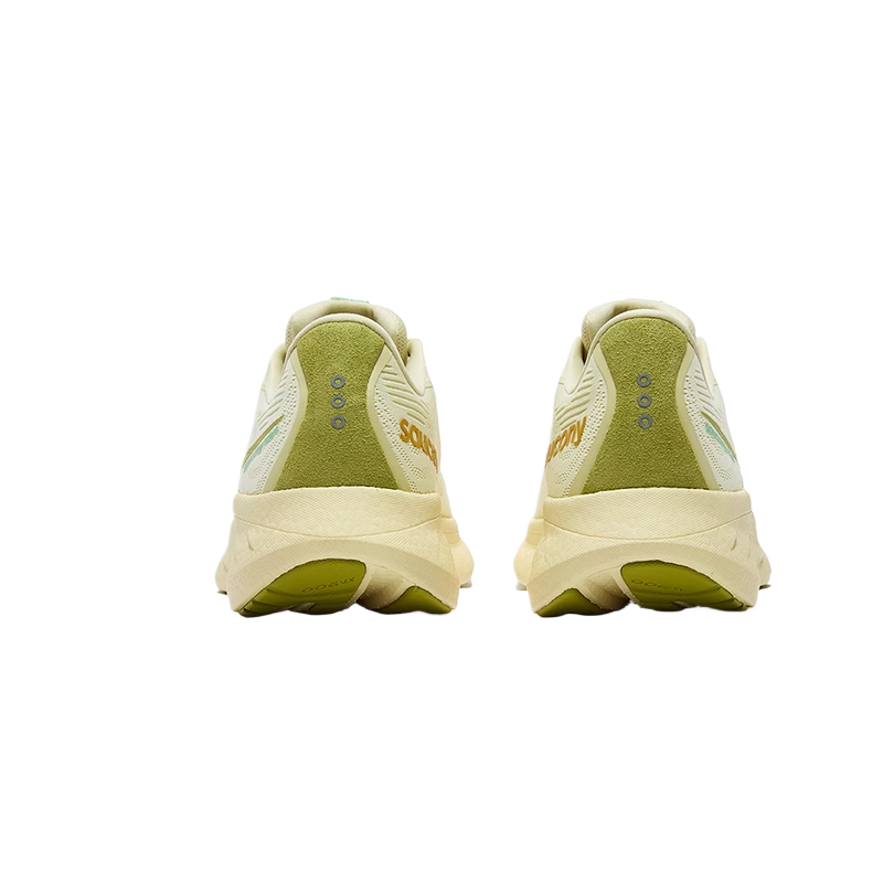 Saucony Ride Yutu 18 Cushioning Low top Running Shoes Unisex Yellow Green
