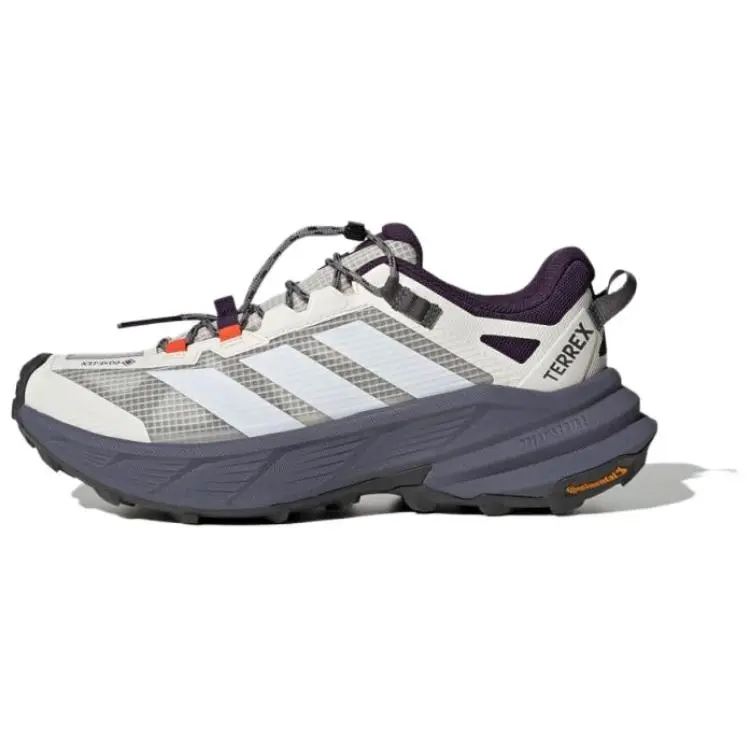 Adidas Terrex Free Hiker PU, Textile Low top Casual Running Shoes Unisex White Purple