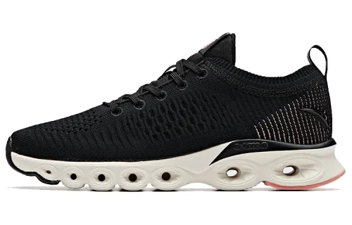 Anta Textile, Mesh Cushioning Slip Resistant Abrasion Resistant Breathable Low top Running Shoes Women's