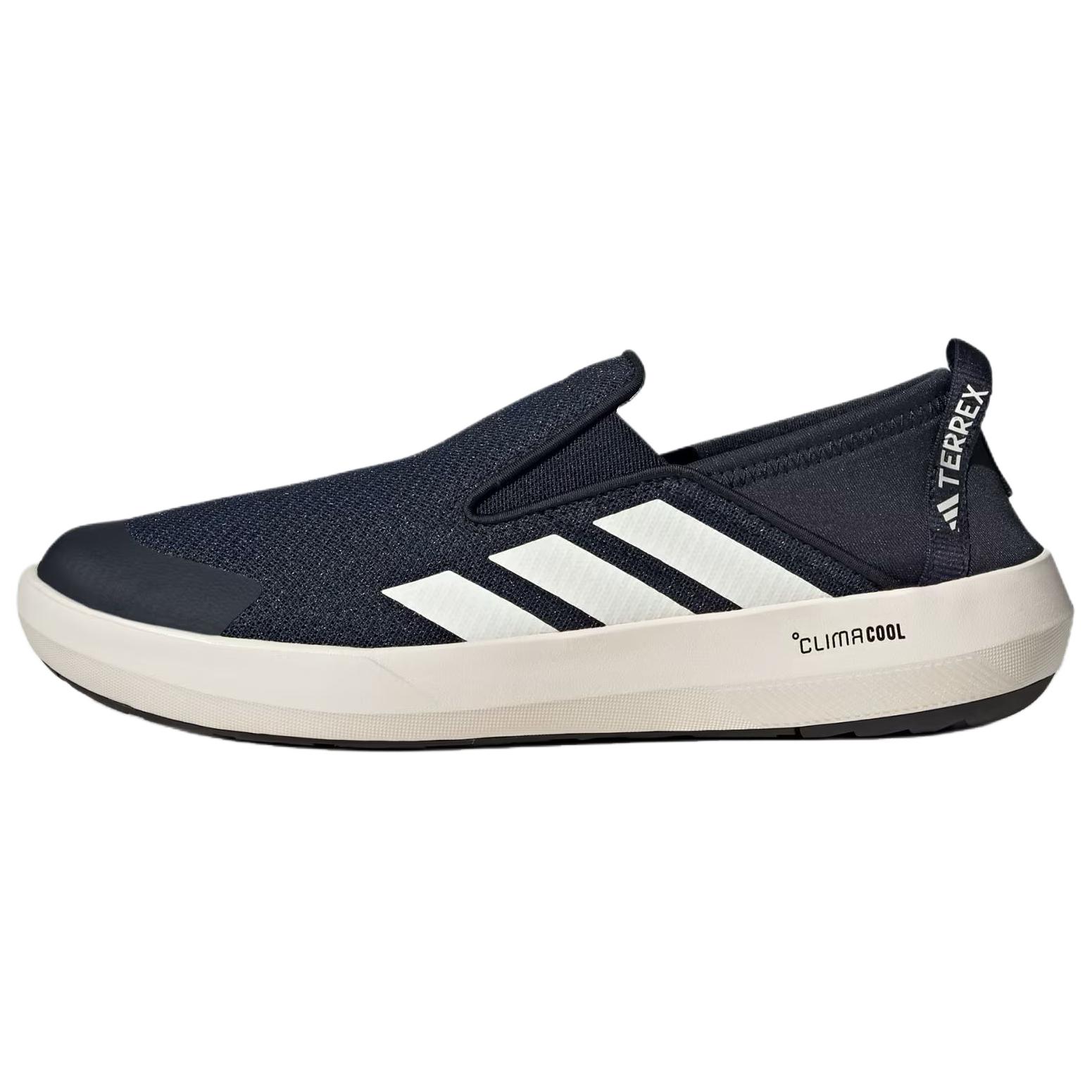 Terrex Boat Adidas Slip-On ‘Legend Ink Chalk White Semi Impact Orange’