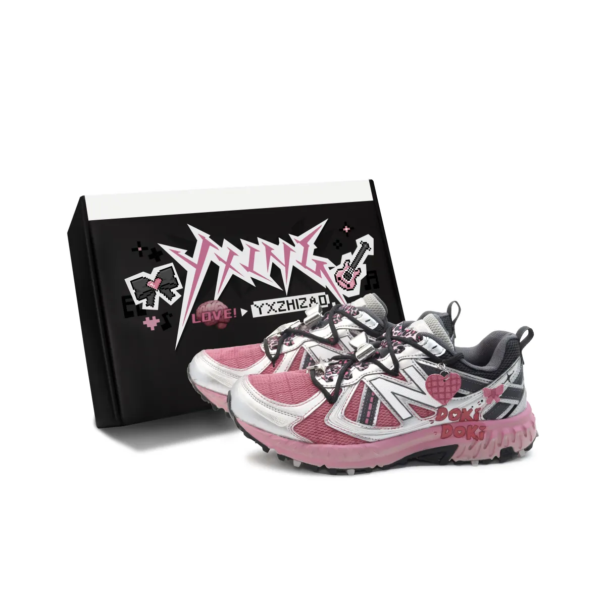 New Balance NB 410 Running Shoes Unisex Black Pink