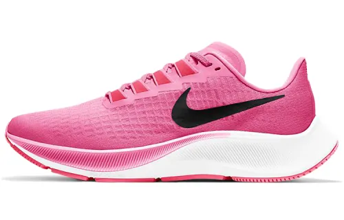 Nike Pegasus 37 Professional casual fabric shock-absorbing and anti-slip low top marathon running shoes women's rose red