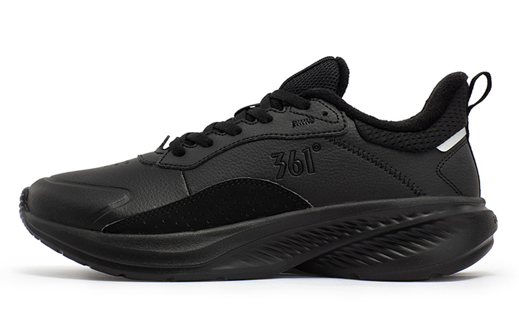 361° Leather Upper, Fleece Lined, Padded, Cold Resistant Thermal Slip Resistant Low top Casual Running Shoes Women’s