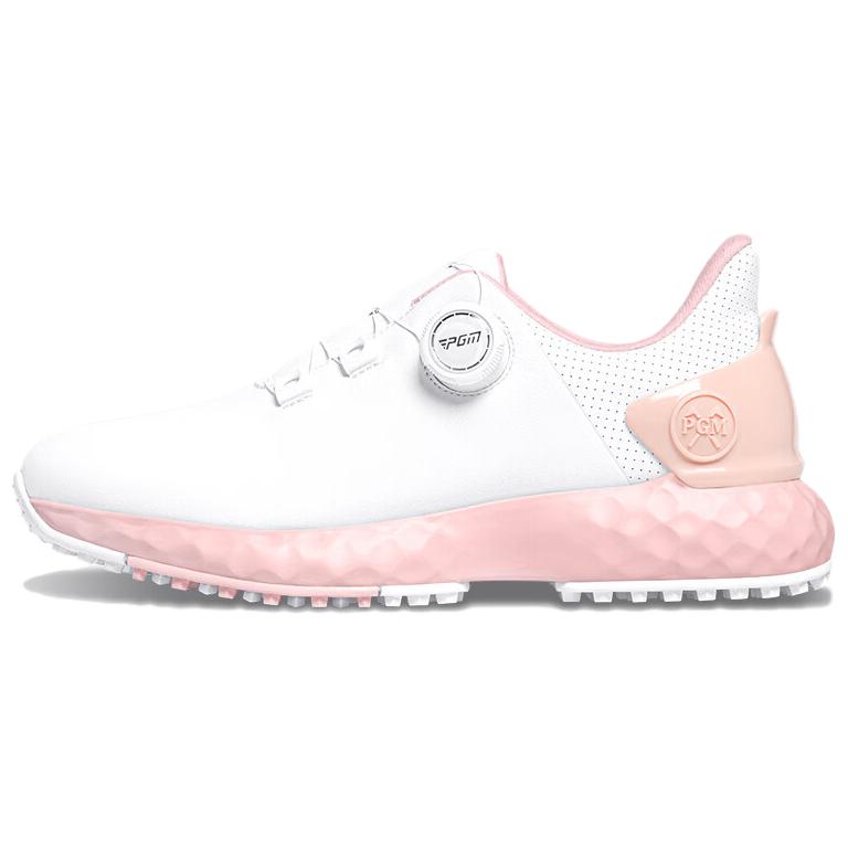 PGM Comfortable And Trendy Slip Resistant Abrasion Resistant Low top Golf Shoes Women’s White Pink