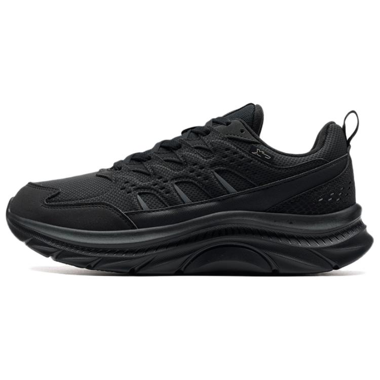 XTEP Slip Resistant Abrasion Resistant Low top Casual Running Shoes Women’s Black