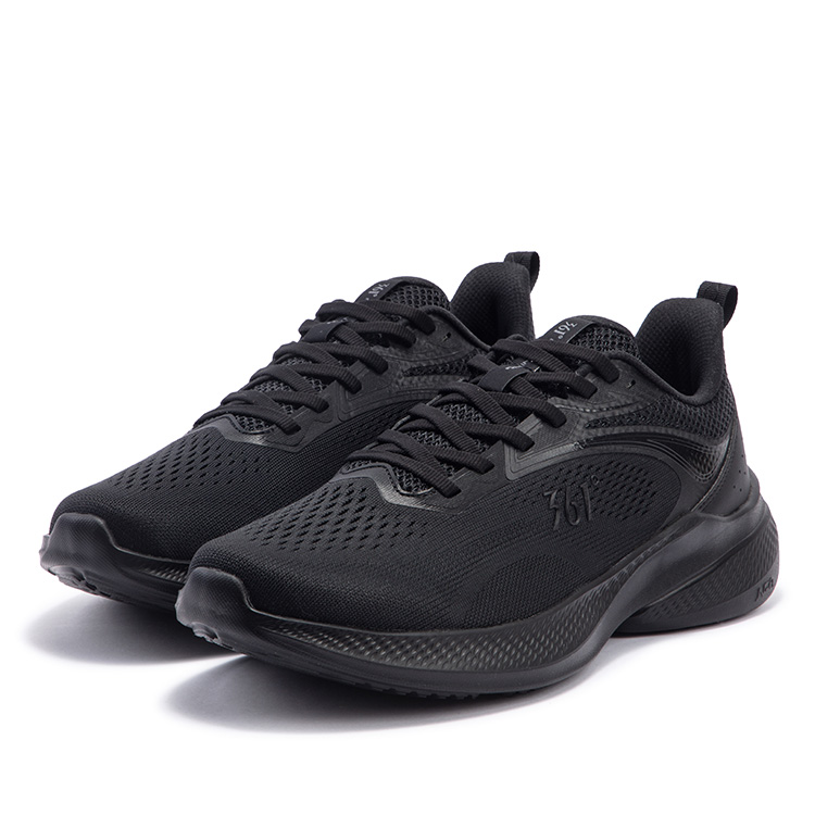 361° Blade Leaf 2.0 Mesh Cushioning, Wear Resistant Low top Running Shoes Men’s Obsidian Black
