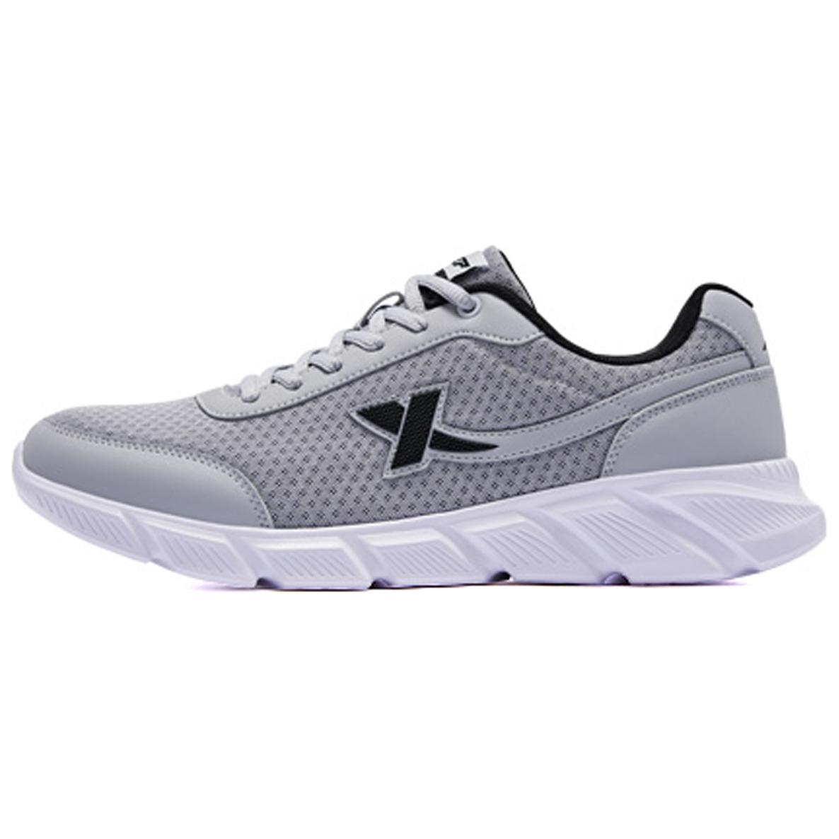 XTEP Cushioning Abrasion Resistant Breathable Lightweight Low top Running Shoes Men’s Gray Black