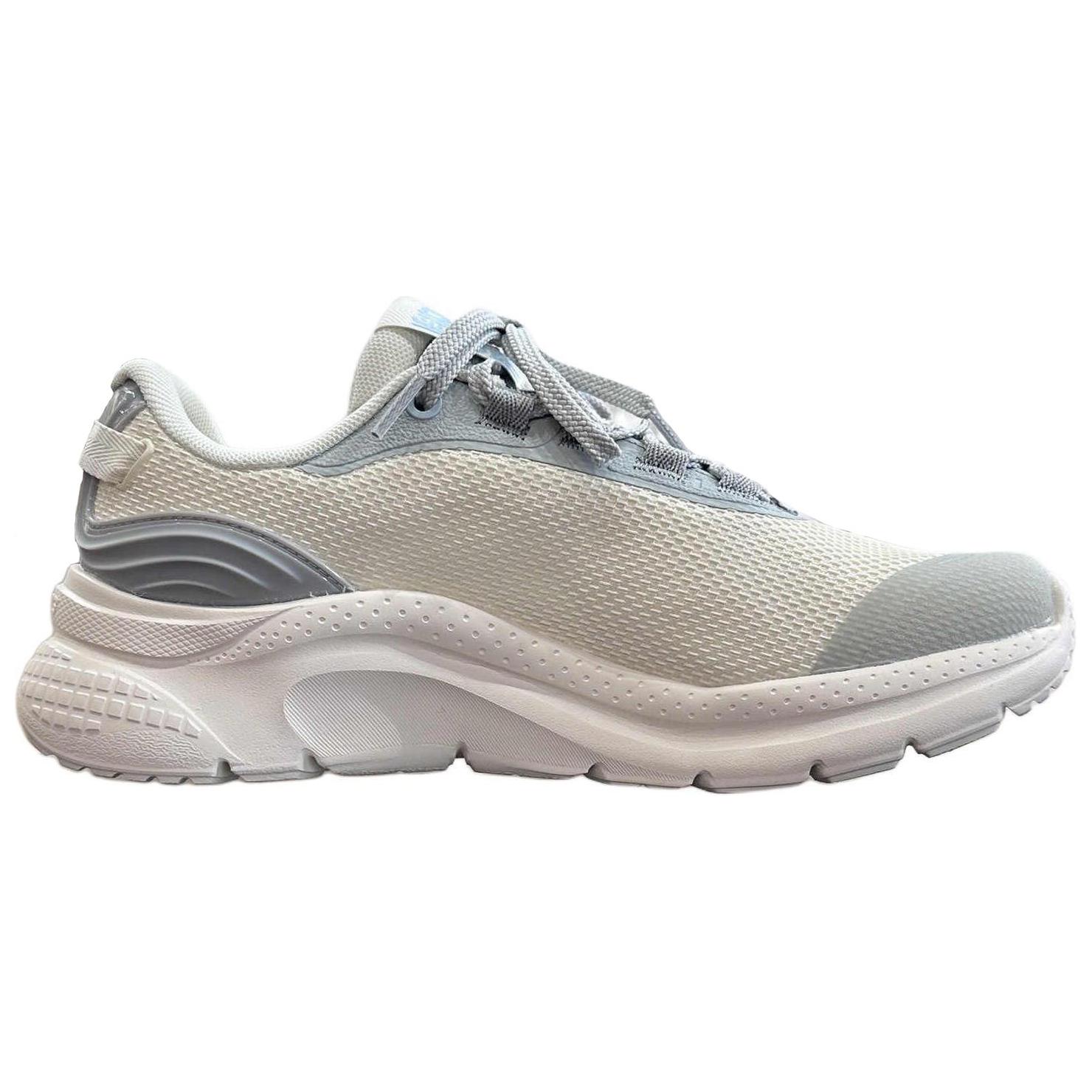 Li Ning Slip Resistant Abrasion Resistant Low top Casual Running Shoes Women’s White Gray