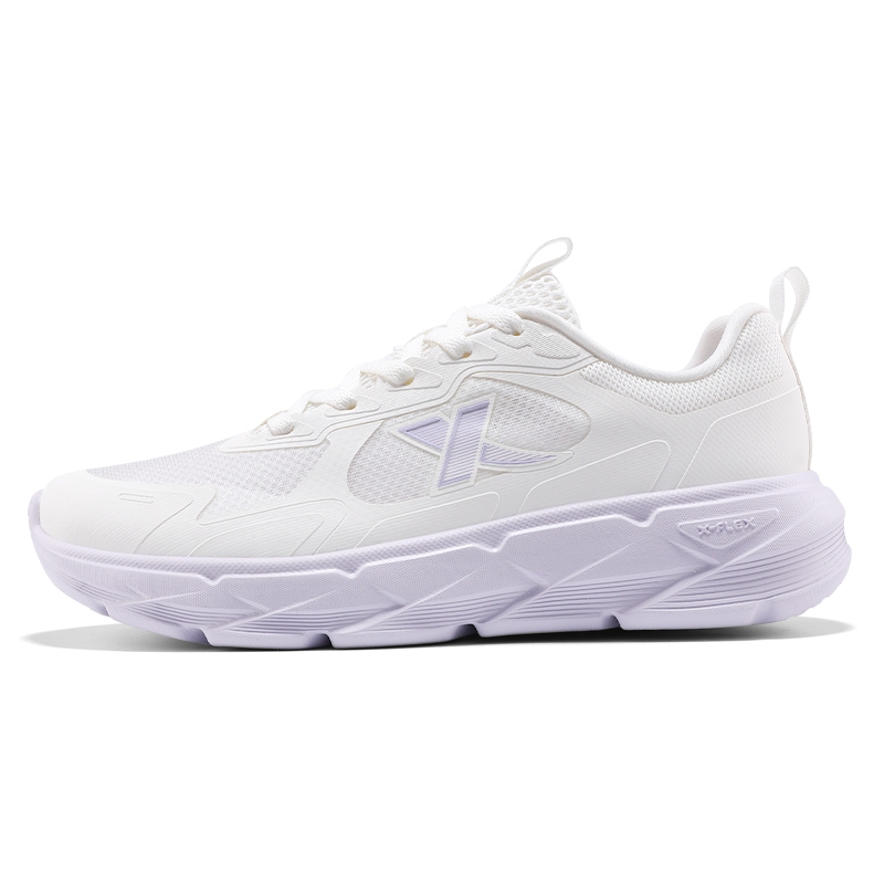 XTEP Cushioning Breathable Rebound Low top Casual Running Shoes Women’s White