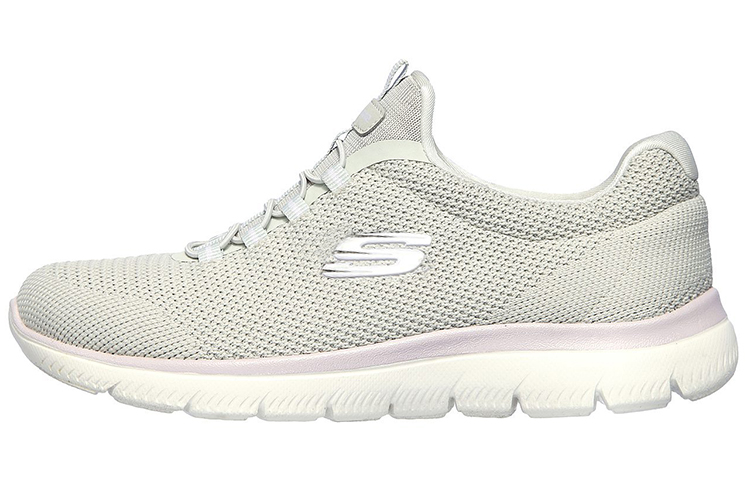 Skechers Summits Cushioning, Wear Resistant Low top Running Shoes Women's Gray White