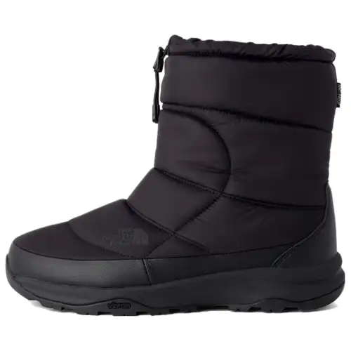 THE NORTH FACE Nuptse 7 Waterproof Short Outdoor Boots Unisex Black