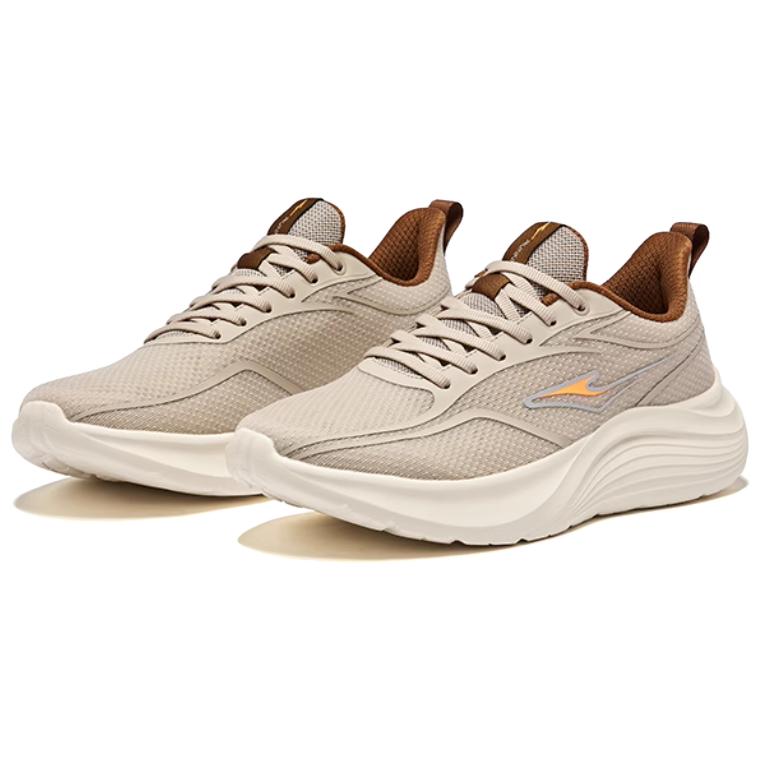 Erke Breathable And Wear resistant Low top Casual Running Shoes Men’s Beige