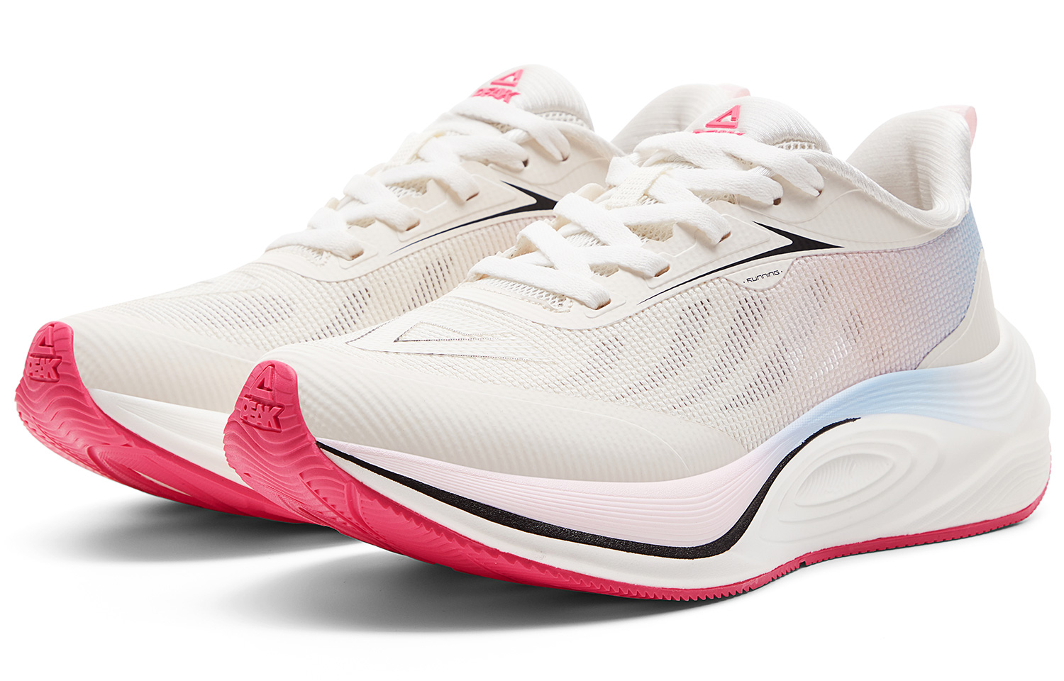 PEAK Showoff 2.0 Low top Running Shoes Women’s White Pink Blue