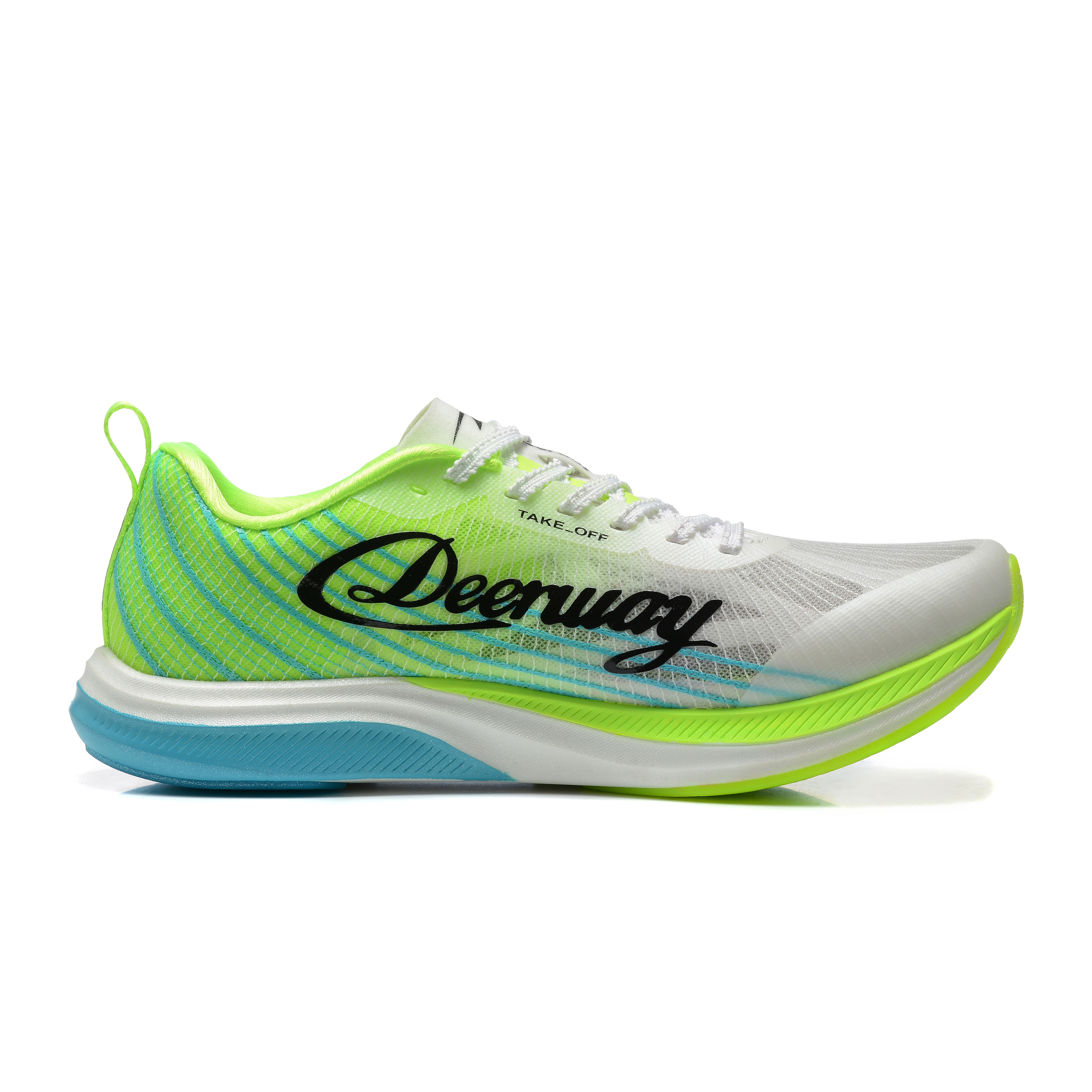 DEERWAY Running Shoes Unisex White Green