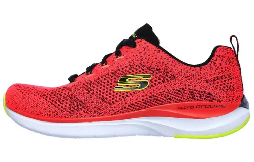 Skechers Ultra Groove Low top Casual Shoes Women's Red